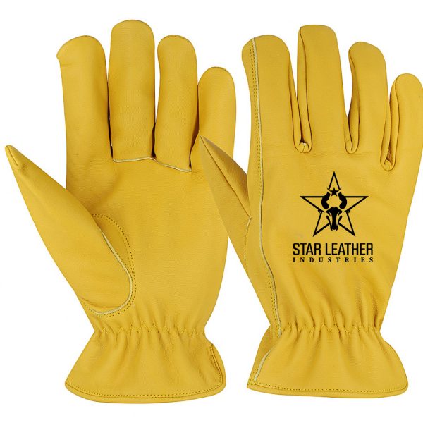 Yellow Driver Gloves