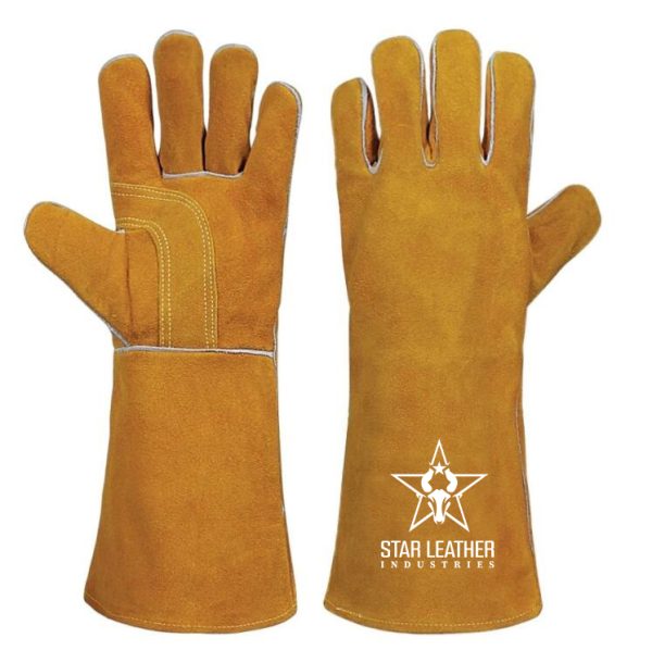 Cow Split Welding Gloves